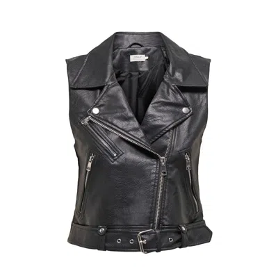 Only Polyester Jackets & Women's Coat In Black