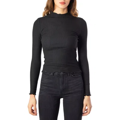 Only Black Polyester Turtleneck