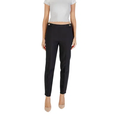Only Black Recycled Polyester Casual Pants In Multi