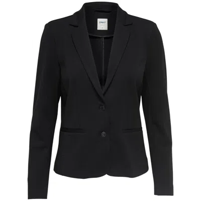 Only Oversized Single-button Blazer In Black