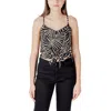Only Black Viscose Tank Top In Black