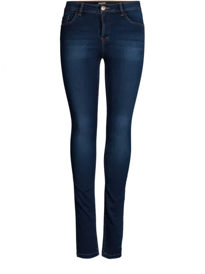 Only Blue Cotton Skinny Jeans