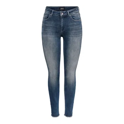 Only Blue Cotton Skinny Jeans