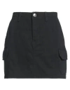 Only Blue Denim Woman Denim Skirt Black Size L Organic Cotton, Cotton