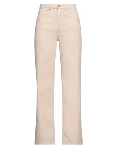 Only Blue Denim Woman Jeans Beige Size 30w-32l Cotton, Elastane