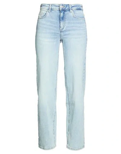 Only Blue Denim Woman Jeans Blue Size M-30l Cotton, Elastomultiester, Elastane