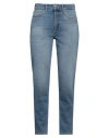 Only Blue Denim Woman Jeans Blue Size L-32l Cotton, Elastane In Blue