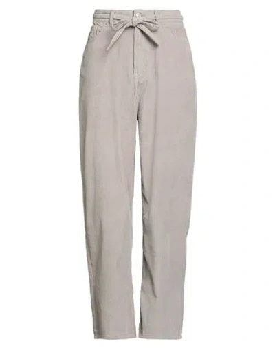 Only Blue Denim Woman Pants Beige Size 2 Cotton