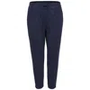 Only Blue Viscose Pant In Blue