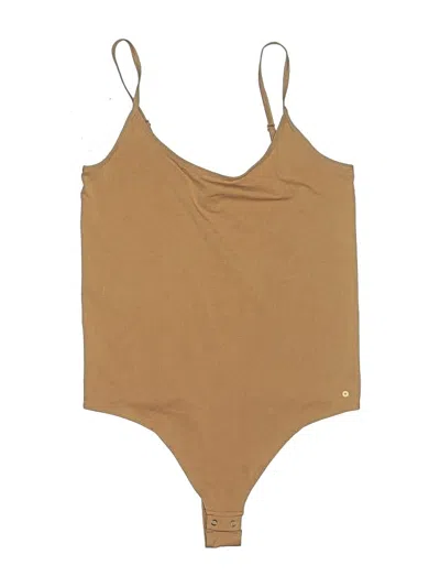 Pre-owned Only Bodysuit In Tan