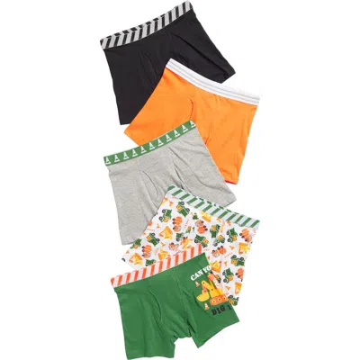 Only Boys Kids' Jeremy Pack Of 5 Boxer Briefs In Multi