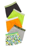 ONLY BOYS ONLY BOYS KIDS' NOAH 5-PACK COTTON BOXER BRIEFS