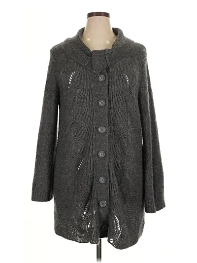 Pre-owned Only Cardigan Sweater In Gray