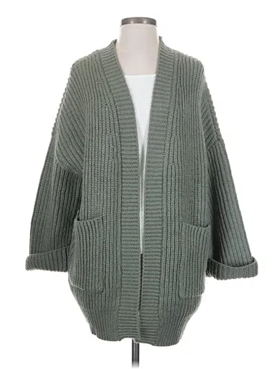 Pre-owned Only Cardigan Sweater In Green