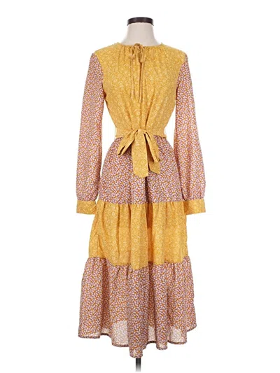 Pre-owned Only Casual Dress In Yellow