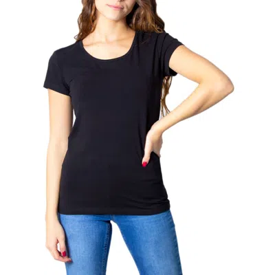 Only Cotton Tops & Women's T-shirt In Black