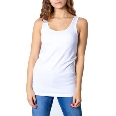 Only Cotton Tops & Women's T-shirt In White