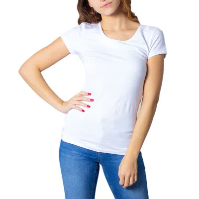 Only Cotton Tops & Women's T-shirt In White
