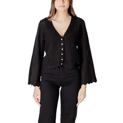 Only Black Cotton Cardigan