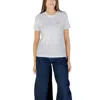 Only Pink Cotton T-shirt In White