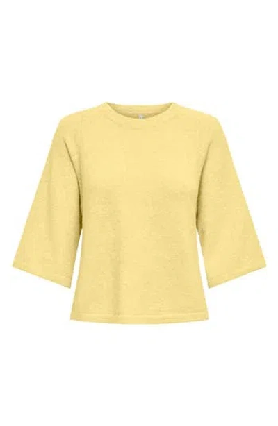 Only Glory Life Knit Top In Gold