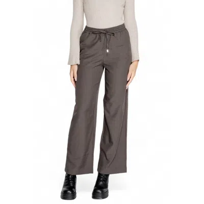 Only Gray Polyester Jeans & Pant In Brown