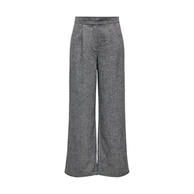 Only Gray Recycled Polyester Casual Pants