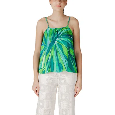 ONLY GREEN VISCOSE TANK TOP
