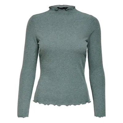 Only Viscose Tops & Women's T-shirt In Green
