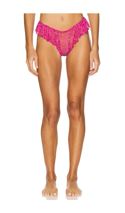Only Hearts Butterfly Brief In Wild Rose