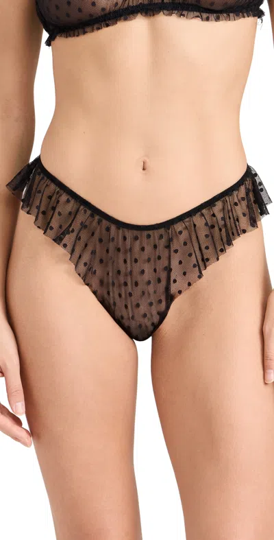 Only Hearts Butterfly Briefs Black