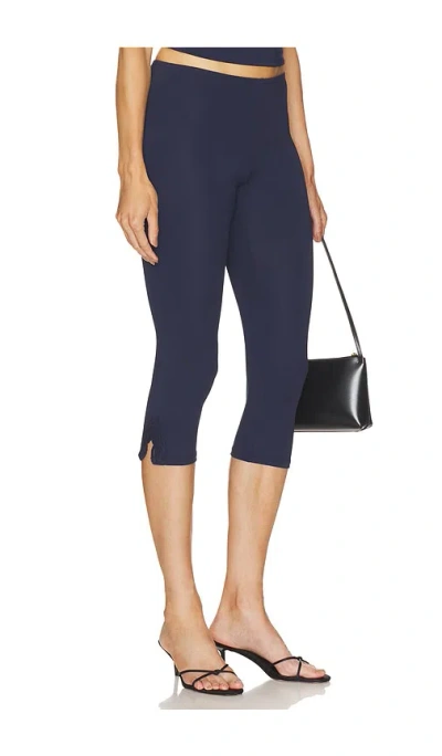 Only Hearts Capri Leggings In Blue