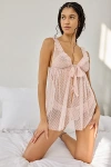 Only Hearts Coucou Lola Fairy Sheer Mesh Babydoll In Pink, Women's At Urban Outfitters In Pink