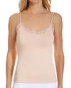 Only Hearts Delicious With Lace V Neck Cami In Parchment In Multi