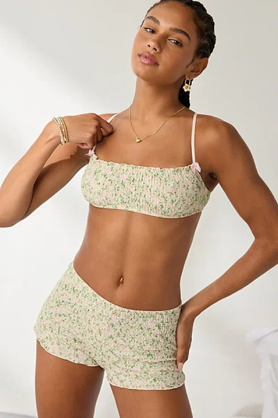 Only Hearts Emily's Garden Joey Bralette In Emily's Garden, Women's At Urban Outfitters In Green