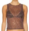 Only Hearts Go Ask Alice Vintage Tank In Chaga In Multi