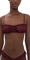 Only Hearts Joey Bralette Blackberry In Burgundy