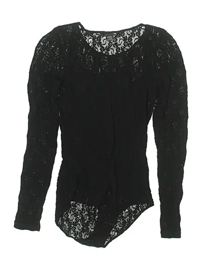 Pre-owned Only Hearts Long Sleeve Blouse In Black