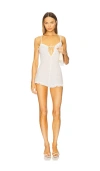 Only Hearts Miel Romper In Neutral