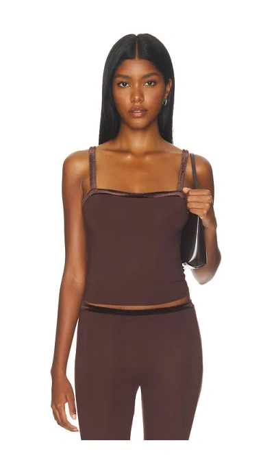 Only Hearts Right Bank Coline Cami Top In Brown