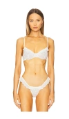 Only Hearts Ruffle Underwire Bra In Off White