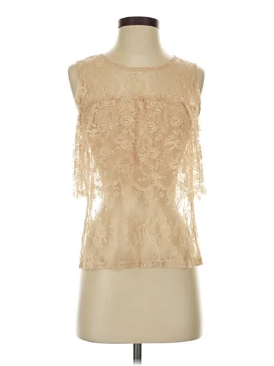 Pre-owned Only Hearts Sleeveless Blouse In Brown