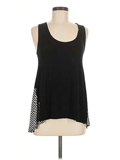 Pre-owned Only Hearts Sleeveless Top Black Scoop Neck Tops