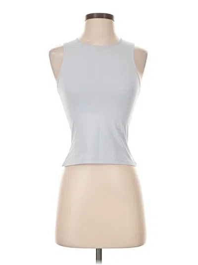 Pre-owned Only Hearts Sleeveless Top Gray Halter Neckline Tops