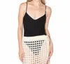 Only Hearts So Fine Eco Rib Nancy Bodysuit In Black In Black