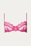 ONLY HEARTS SO FINE LACE UNDERWIRE BRA IN PINK ORCHID