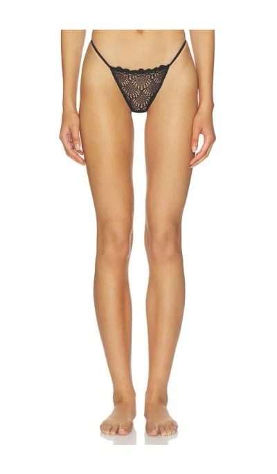 Only Hearts Sweet Nothings Baby G Thong In Black