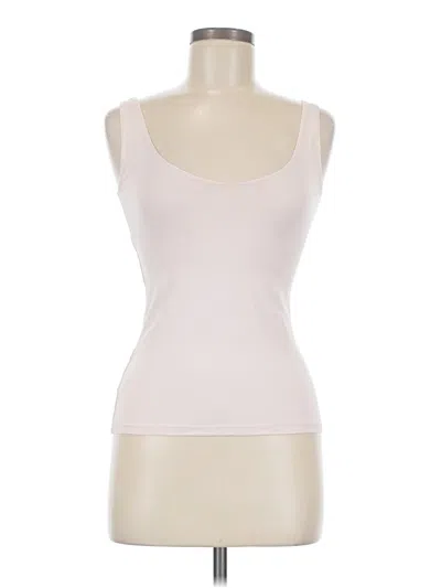 Pre-owned Only Hearts Tank Top Ivory Strapless Neckline Tops