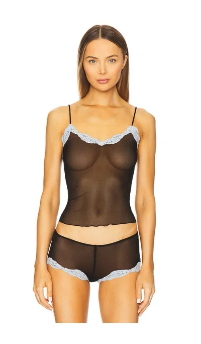 Only Hearts Tulle With Lace Cami In Brown