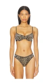 Only Hearts Underwire Bra Leopard In Brown